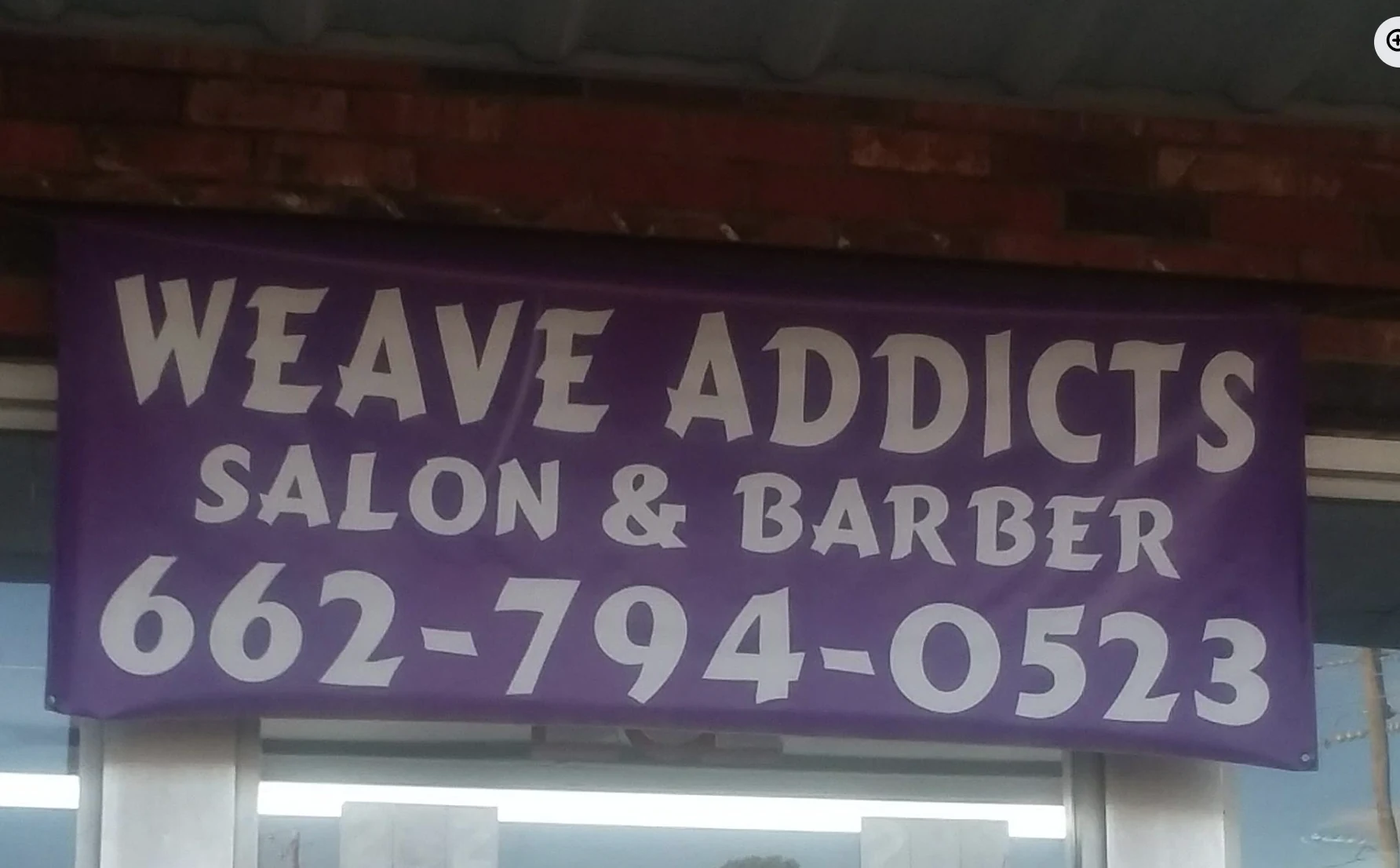 Weave Addicts Salon & Barber Pontotoc MS storefront